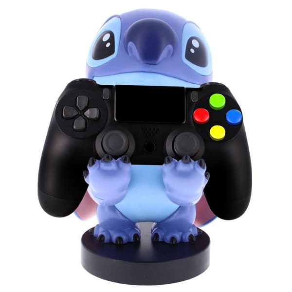 Exquisite Gaming Support För Smartphones Cable Guy Stitch Disney 21 Cm Blå