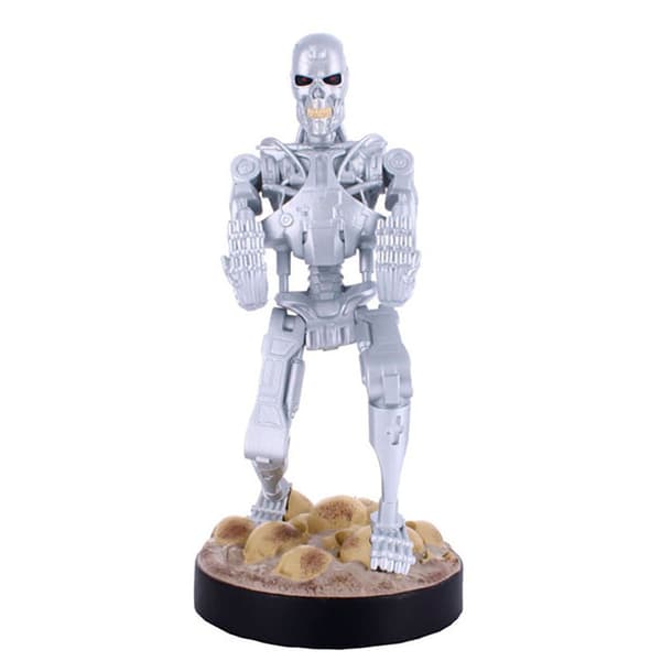 Exquisite Gaming Älypuhelintuki Terminator 21 Cm Hopeinen Multifärg