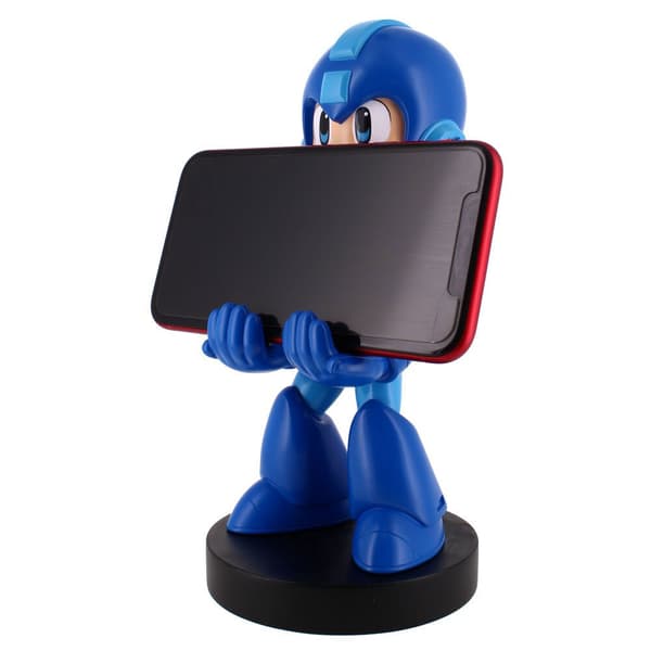 Exquisite Gaming Mega Man Smartphone Support 21 Cm Blå