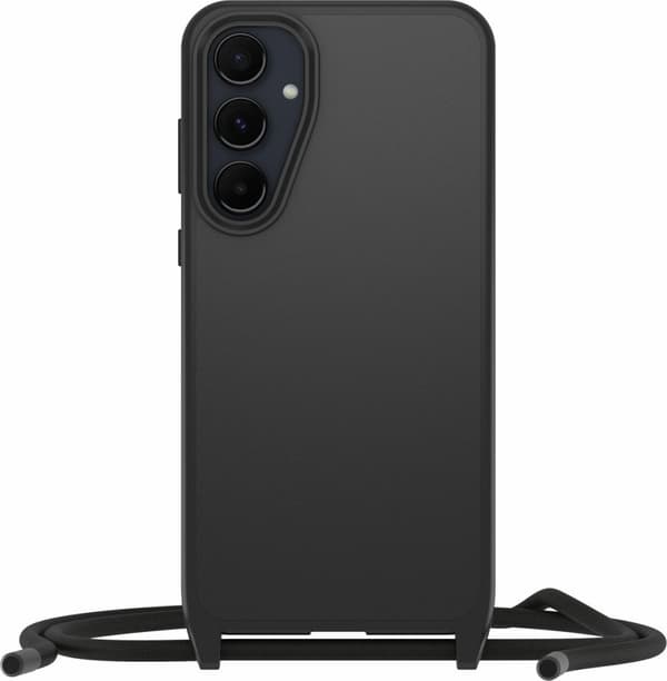 OtterBox React Halskæde - Sendes til Samsung Galaxy A55 - Etui med ledning - Sort