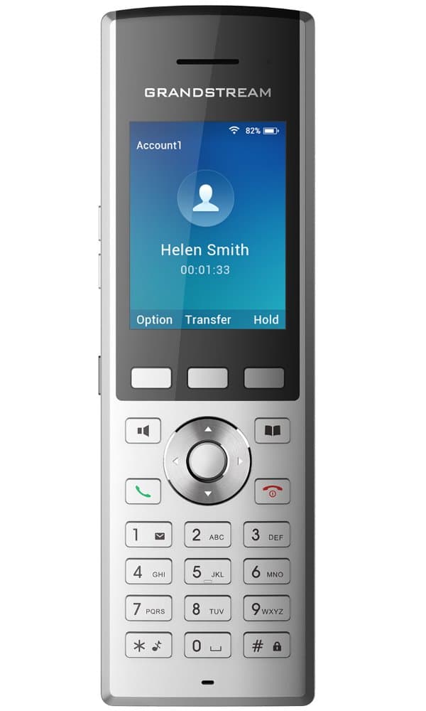 Grandstream Networks WP820 IP phone Black, Silver 2 lines LCD Wi-Fi