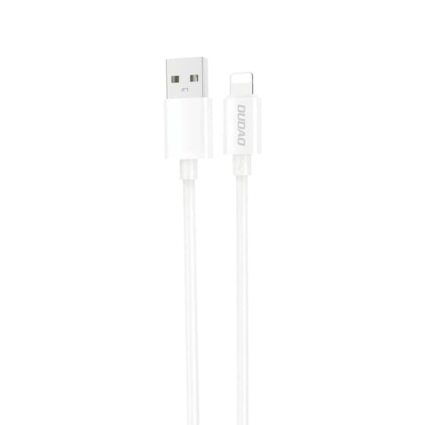 Dudao L4SL USB-A / Lightning 2A kaapeli 1m - valkoinen