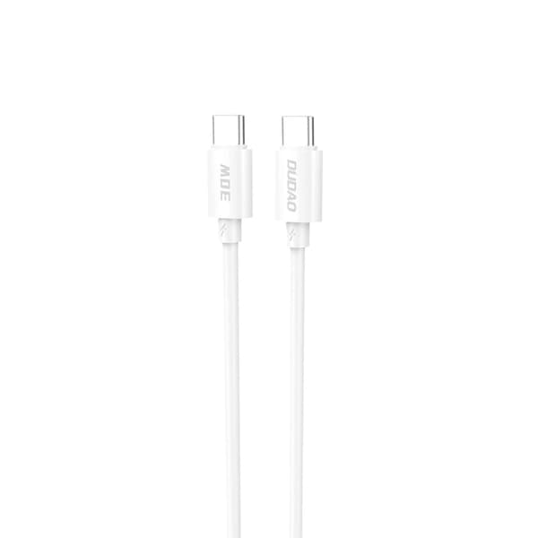 Dudao L4C USB-C / USB-C kaapeli 30W 2m - valkoinen