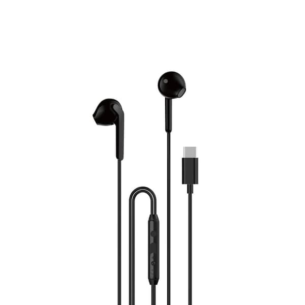 Dudao X3C in-ear langalliset USB-C-kuulokkeet 1.2 m - musta