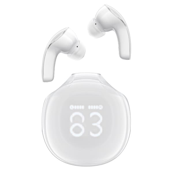 Trådløse øretelefoner Acefast T9 Bluetooth 5.3 - Hvide