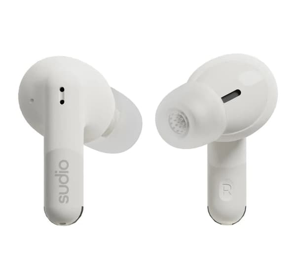 Sudio D1 True Wireless in ear-öronsnäckor (vita)-NEW