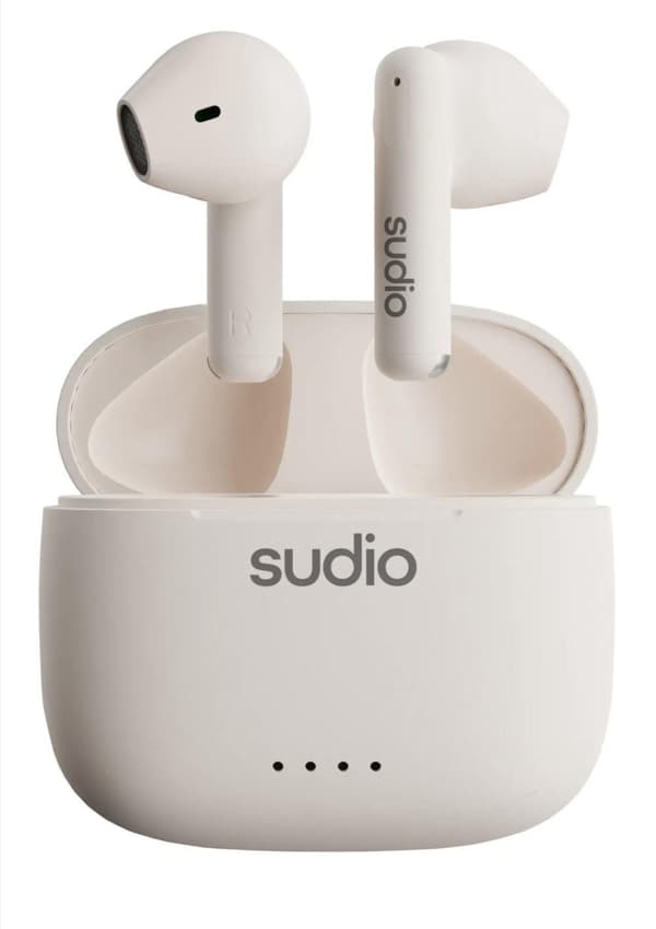 Sudio A1 trådlösa in ear-hörlurar (vita) New