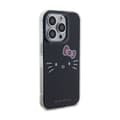 Pikkukuva 4 / 8: Hello Kitty IML Kitty Face - iPhone 15 Pro Max -suojakuori (musta)