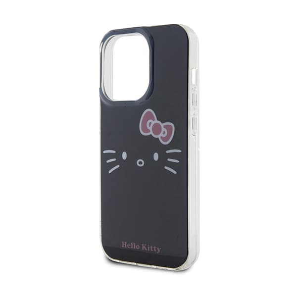 Hello Kitty IML Kitty Face - iPhone 15 Pro Max -suojakuori (musta)