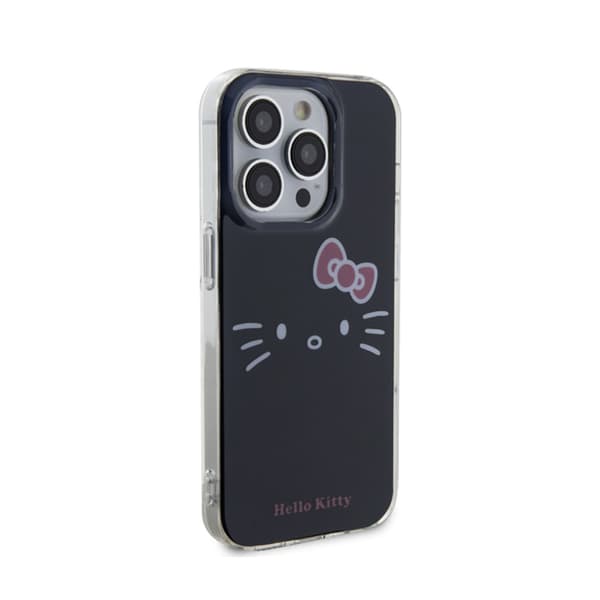 Hello Kitty IML Kitty Face - iPhone 15 Pro -kotelo (musta)