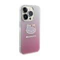 Pikkukuva 4 / 8: Hello Kitty IML Gradient Electrop -kissanpää - iPhone 15 Pro Max -suojakuori (vaaleanpunainen)