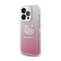 Pikkukuva 2 / 8: Hello Kitty IML Gradient Electrop -kissanpää - iPhone 15 Pro Max -suojakuori (vaaleanpunainen)