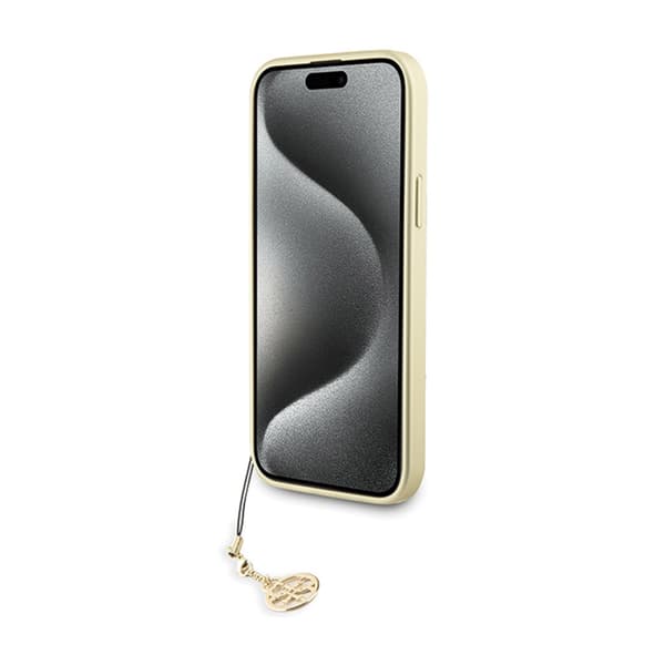 Guess 4G Charms Collection - iPhone 15 Pro Max -suojakuori (harmaa)