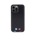 Pikkukuva 3 / 8: BMW nahkainen kuumaleimasin kolmivärinen - iPhone 15 Pro Max -kotelo (musta)