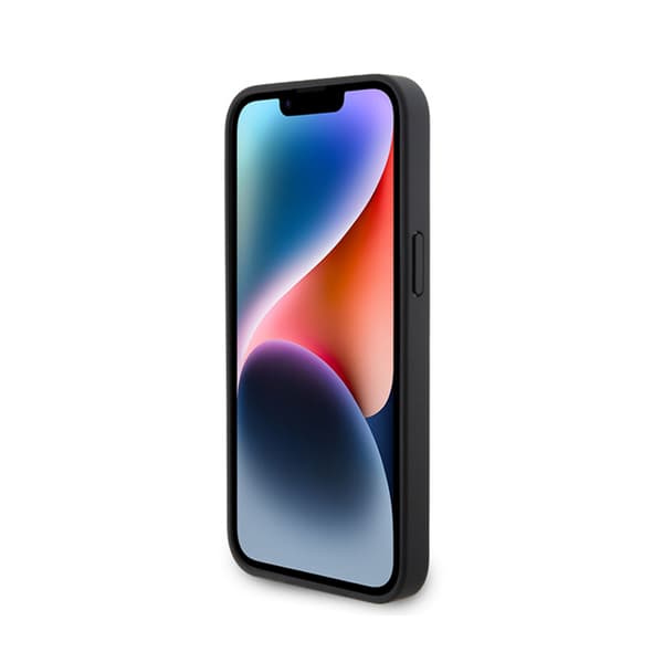 BMW nahkainen kuumaleimasin kolmivärinen - iPhone 15 Pro Max -kotelo (musta)