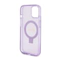 Miniatyrbillede 7 af 8: Guess Ring Stand Script Glitter MagSafe - iPhone 15 Plus cover (lilla)