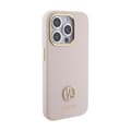 Miniatyrbillede 4 af 8: Guess Silikone Logo Strass 4G - iPhone 15 Pro Etui (Pink)