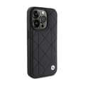 Miniatyrbillede 4 af 8: BMW Læder Quiltet - iPhone 15 Pro Max Etui (Sort)