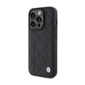 Miniatyrbillede 2 af 8: BMW Læder Quiltet - iPhone 15 Pro Max Etui (Sort)
