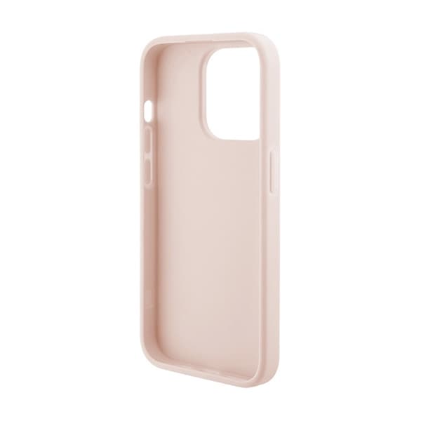 Karl Lagerfeld tikattu K-kuvio - iPhone 15 Pro Max -suojakuori (vaaleanpunainen)