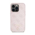 Miniatyrbillede 3 af 8: Guess Crossbody 4G Metal Logo - iPhone 14 Pro cover (lyserød)