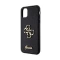 Miniatyrbild 6 av 8: Guess Glitter Script Big 4G - iPhone 11-skal (svart)