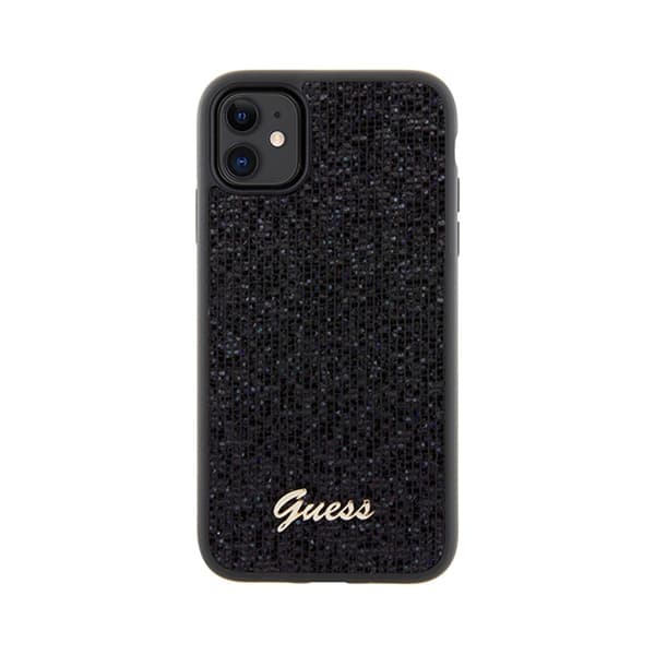 Guess Disco Metal Script - iPhone 11 cover (sort)