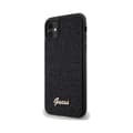 Miniatyrbillede 2 af 8: Guess Disco Metal Script - iPhone 11 cover (sort)