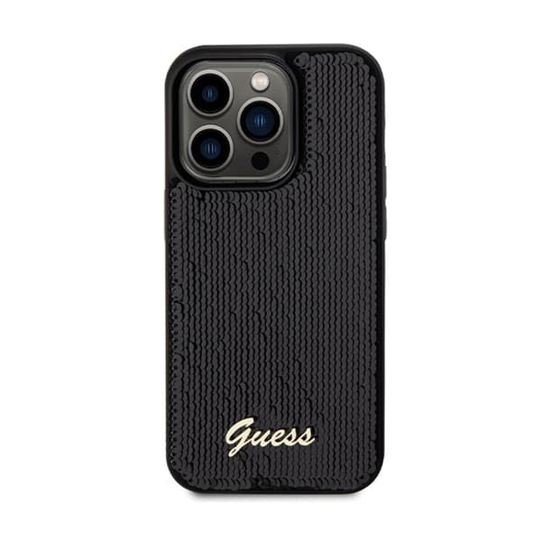 Guess Sequin Script Metal - iPhone 13 Pro Max cover (sort)