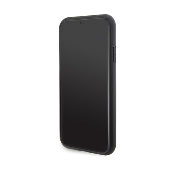 Karl Lagerfeld Quiltet K-mønster - iPhone 11 cover (sort)