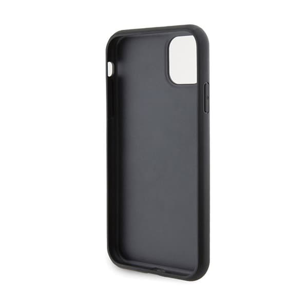 Karl Lagerfeld tikattu K-kuvio - iPhone 11 -kotelo (musta)