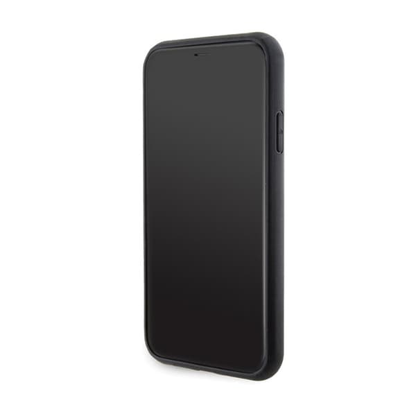 Karl Lagerfeld Gripstand Saffiano Choupette Pins - iPhone 11-skal (svart)