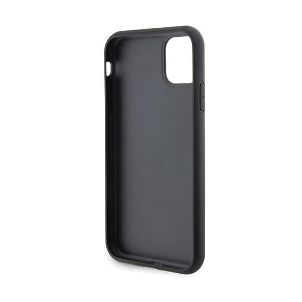 Karl Lagerfeld Gripstand Saffiano Choupette Pins - iPhone 11-skal (svart)