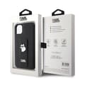 Miniatyrbild 8 av 8: Karl Lagerfeld Gripstand Saffiano Choupette Pins - iPhone 11-skal (svart)