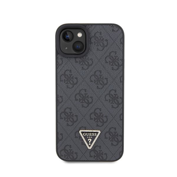 Guess Crossbody 4G Metal Logo - iPhone 15 Plus -suojakuori (musta)