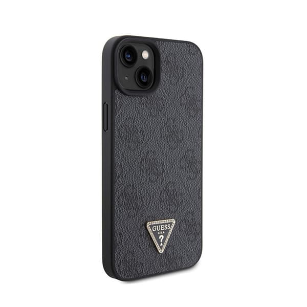 Guess Crossbody 4G Metal Logo - iPhone 15 Plus -suojakuori (musta)