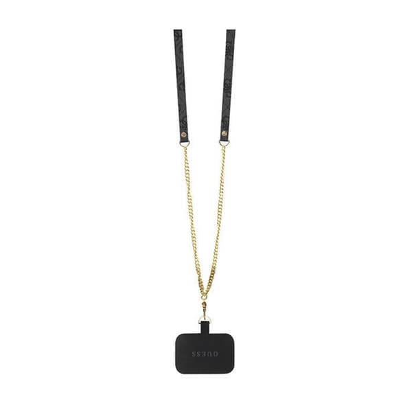 Guess Crossbody 4G Metal Logo - iPhone 15 Plus -suojakuori (musta)