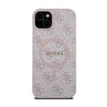 Miniatyrbillede 3 af 8: Guess 4G Collection Læder Metal Logo MagSafe - iPhone 15 Plus / 14 Plus Etui (Pink)