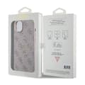 Miniatyrbillede 8 af 8: Guess 4G Collection Læder Metal Logo MagSafe - iPhone 15 Plus / 14 Plus Etui (Pink)