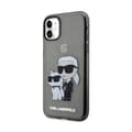 Pikkukuva 2 / 8: Karl Lagerfeld IML Glitter Karl & Choupette - iPhone 11 -suojakuori (musta)