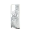 Pikkukuva 6 / 8: DKNY Liquid Glitter Big Logo - iPhone 15 Pro -kuori (valkoinen)
