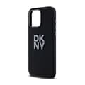 Pikkukuva 6 / 8: DKNY nestemäinen silikonimetallilogo - iPhone 15 Pro Max -kotelo (musta)