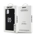 Pikkukuva 7 / 7: DKNY nestemäinen silikonimetallilogo - iPhone 15 Plus / 14 Plus -kotelo (musta)