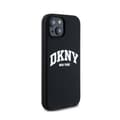 Pikkukuva 4 / 8: DKNY Liquid Silicone White Printed Logo MagSafe - iPhone 15 Plus / 14 Plus -kotelo (musta)