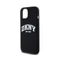 Pikkukuva 6 / 8: DKNY Liquid Silicone White Printed Logo MagSafe - iPhone 15 Plus / 14 Plus -kotelo (musta)