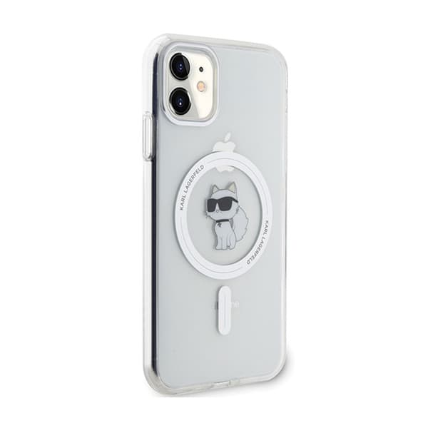 Karl Lagerfeld IML Choupette MagSafe - iPhone 11 -suojakuori (läpinäkyvä)