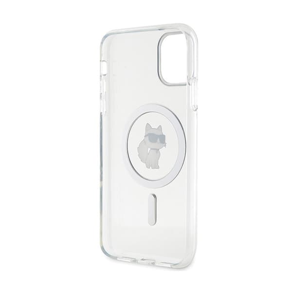 Karl Lagerfeld IML Choupette MagSafe - iPhone 11 -suojakuori (läpinäkyvä)