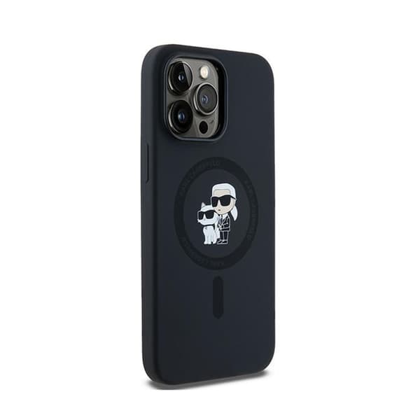 Karl Lagerfeld Silikon Karl & Choupette MagSafe - iPhone 14 Pro Max Skal (Svart)