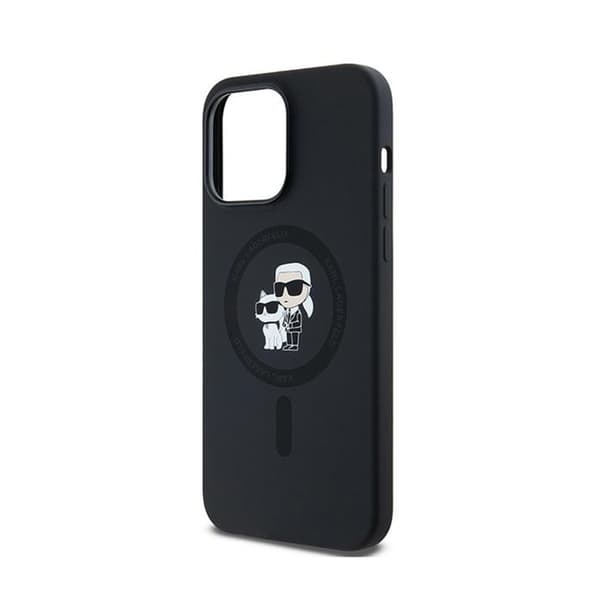 Karl Lagerfeld Silikon Karl & Choupette MagSafe - iPhone 14 Pro Max Skal (Svart)