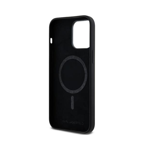 Karl Lagerfeld Silikon Karl & Choupette MagSafe - iPhone 14 Pro Max Skal (Svart)